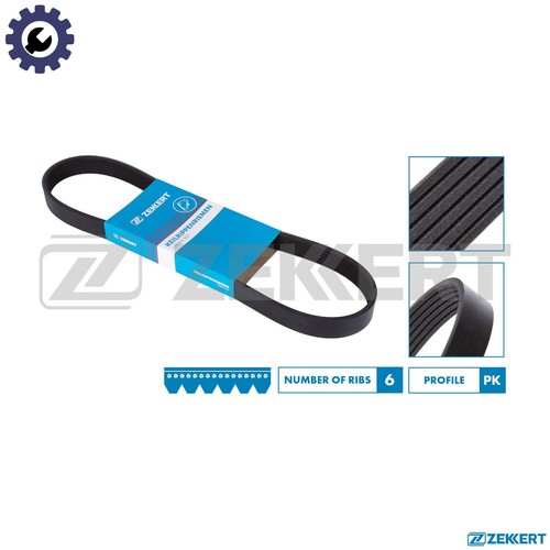 Vribbed belt 6pk1270 for - vribbed, kr-6pk1270