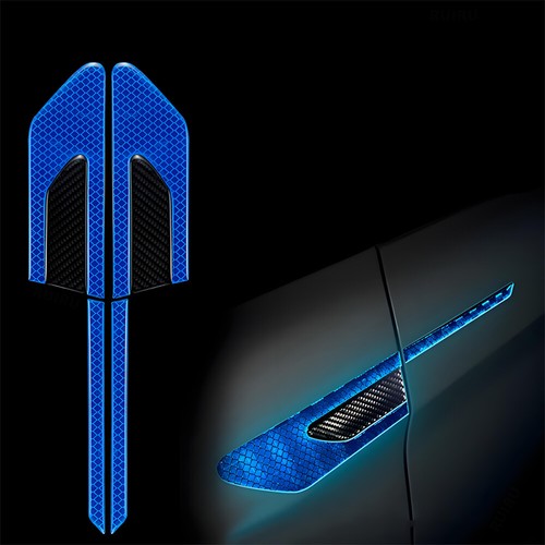 Reflective stickers carbon - reflective,
