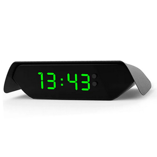 Car clock temperature day - temperature,