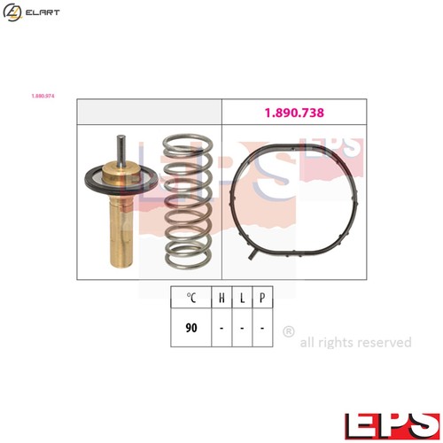 Thermostat coolant 880 - thermostat,