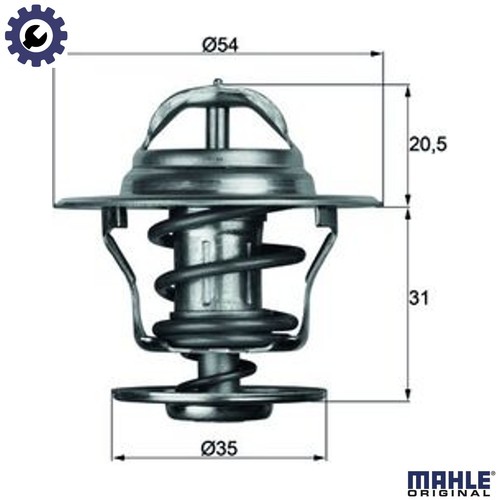 Thermostat coolant 92d - coolant,