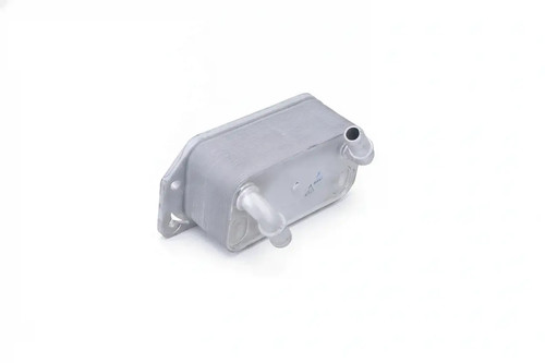 Engine oil cooler water-cooled