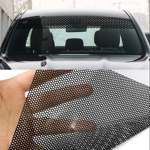Black car front windshield - black,