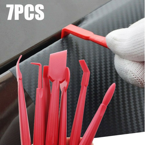 Red carbon fiber decal film - red,