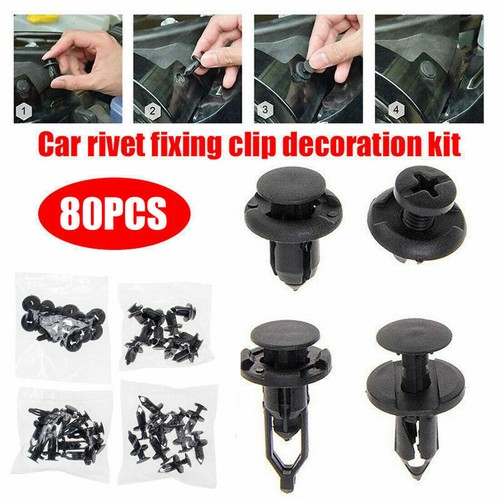 80x plastic clips - 80x,