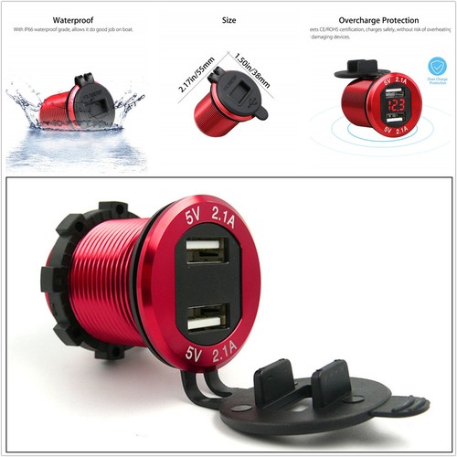 Red 12v dual - red,