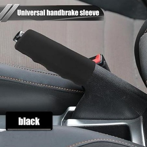 Black car handbrake silicone - black,