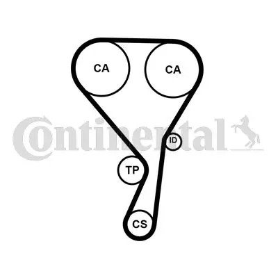 Timing belt kit - , ct1215k1