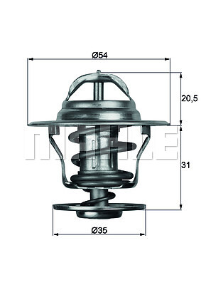 Thermostat coolant mahle tx - coolant,