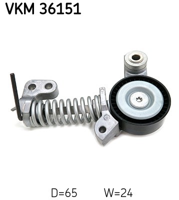 Tensioner pulley ribbed - tensioner, v-ribbed