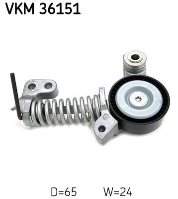 Belt set skf vkm 36151 - set, for