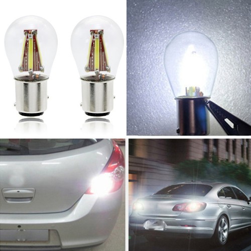 2pcs white led 1157 - led, bay15d
