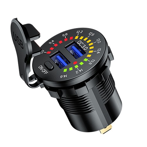 12v 24v car charger - 12v/24v, qc
