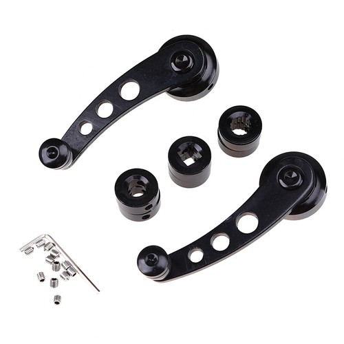 Universal black alloy window - black,