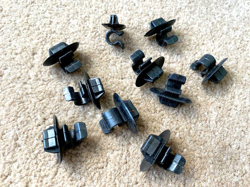 Volvo bonnet stay holders - stay, for