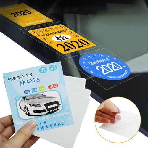 3pcs car static stickers - 3pcs,