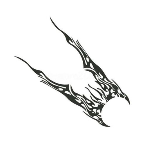 Flames vinyl car side body - car,